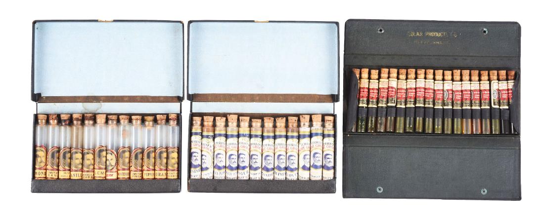 Lot of 3: Oil & Spice Salesman Sample Kits . (1 of 1)