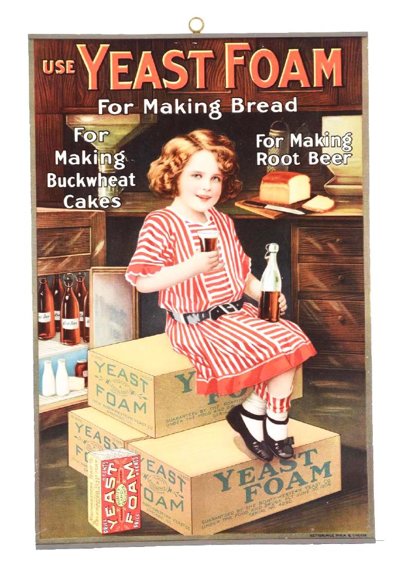 Yeast Foam Paper Advertising Poster. (1 of 1)