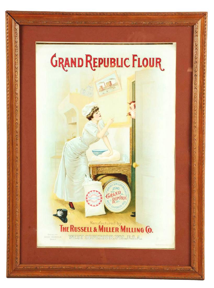 Grand Republic Flour Advertising Poster. (1 of 1)