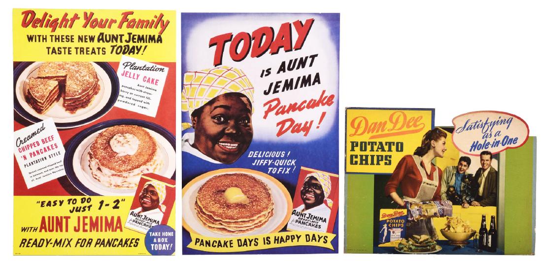 Lot of 7: Assorted Food Related Advertising Signs. (1 of 3)