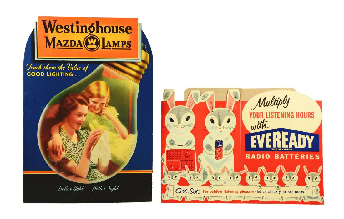 Lot of 2: Westinghouse Madza Lamps and Eveready Battery (1 of 1)