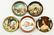 Lot of 5: Advertising Tip Trays.