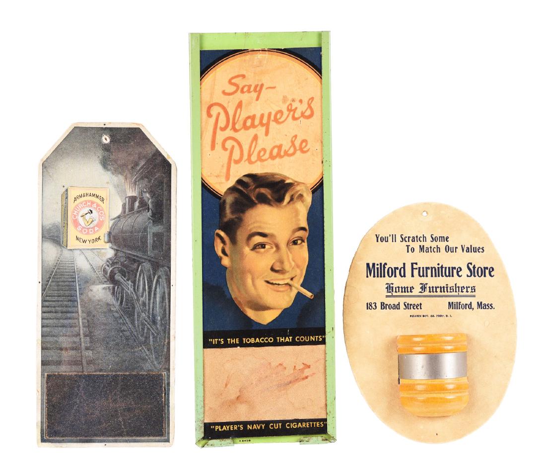 Lot of 3: Match Holders And Strikers. (1 of 1)