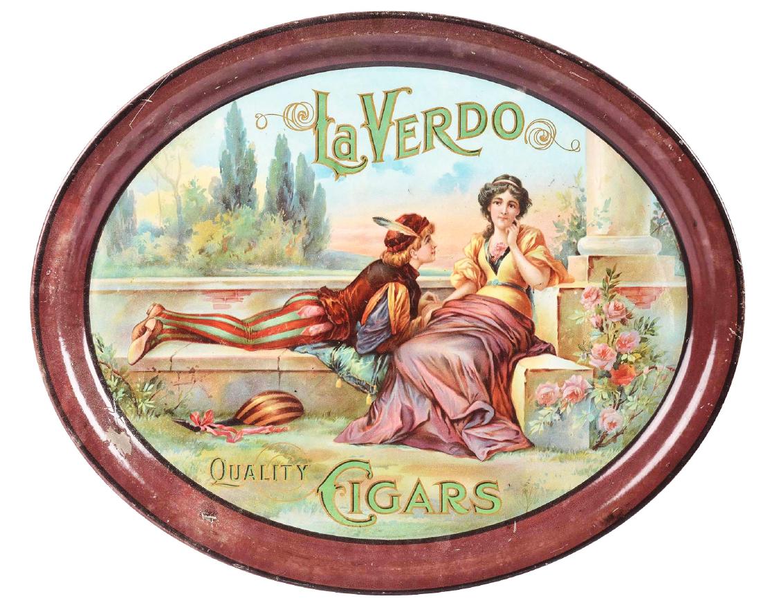 La Verdo Quality Cigars Serving Tray. (1 of 1)