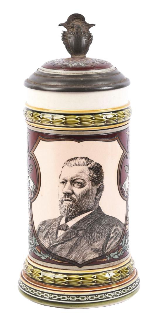 Mettlach No. 1997 - George Ehret Beer Stein. (1 of 4)