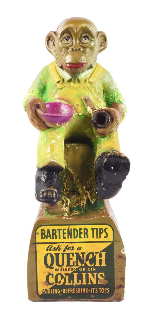 Quench Collins Whiskey or Gin Advertising Figure. (1 of 2)