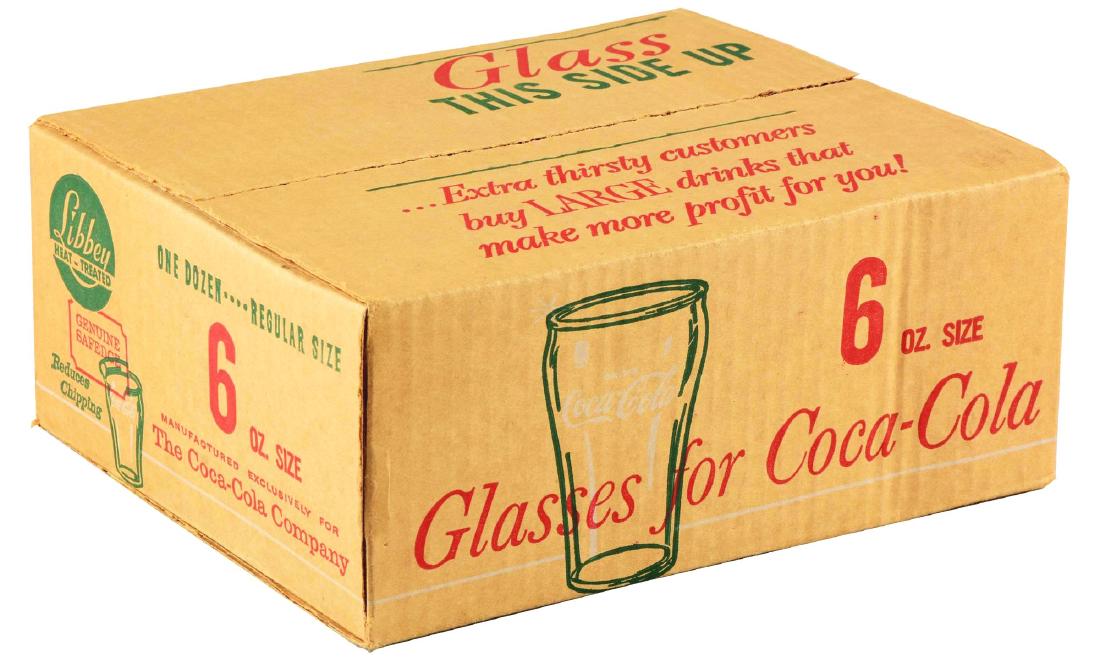 Box of Unopened Coca-Cola Glasses. (1 of 3)