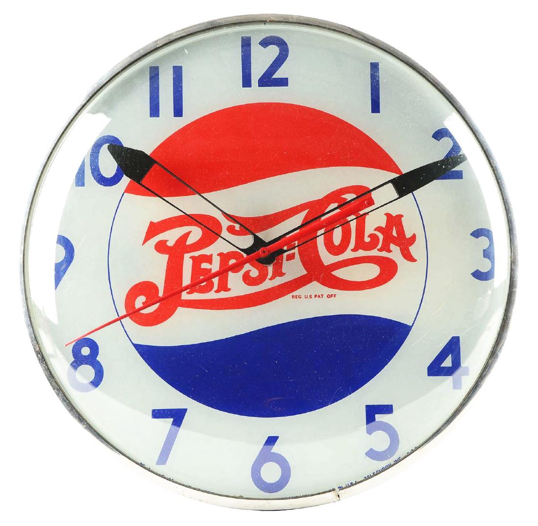 1950's PepsiCola Electric Clock.