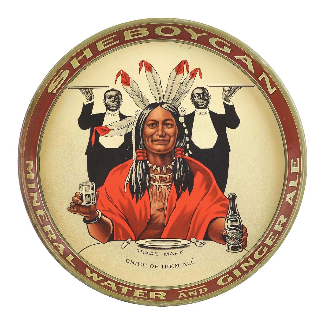 Sheboygan Mineral Water & Ginger Ale Serving Tray. (1 of 1)