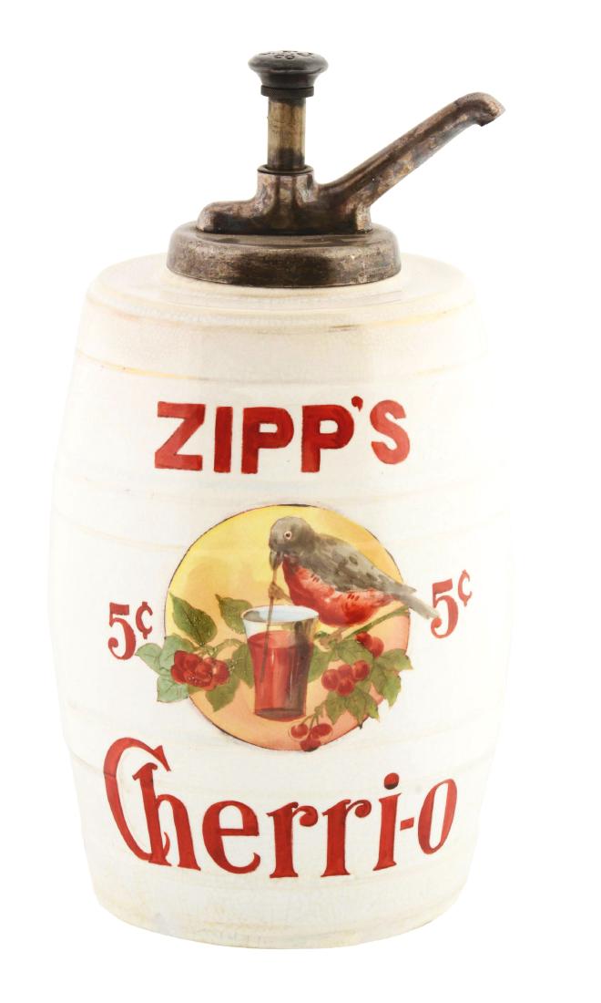 Zipp's Cherri-O Syrup Dispenser. (1 of 4)