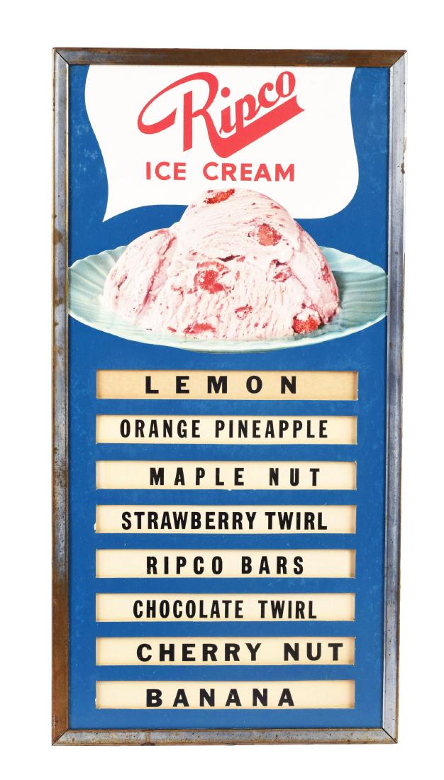 Ripco Icecream Menu Board. (1 of 1)