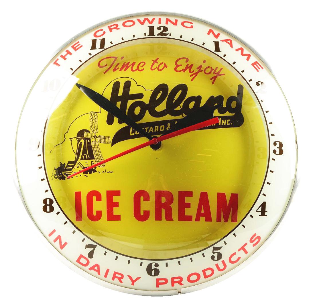 Holland Ice Cream Double Bubble Clock. (1 of 2)