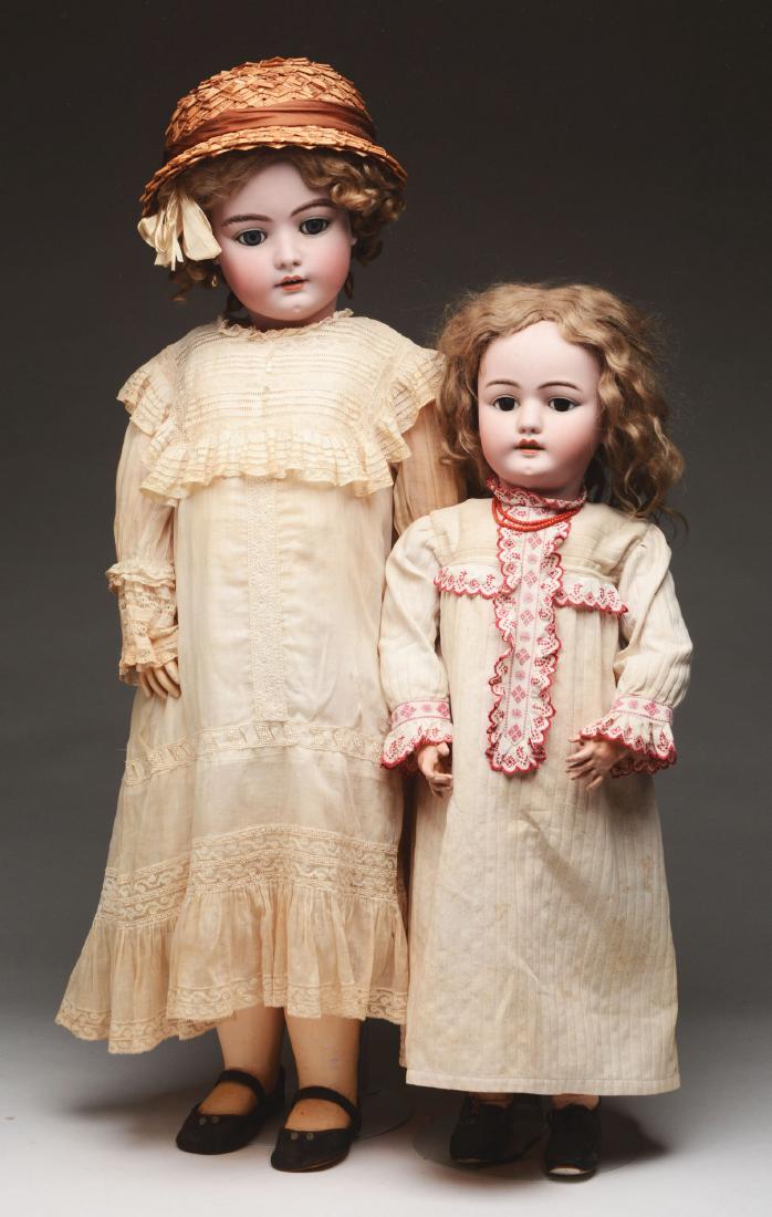 Lot of 2: Bisque Head Dolls. (1 of 3)