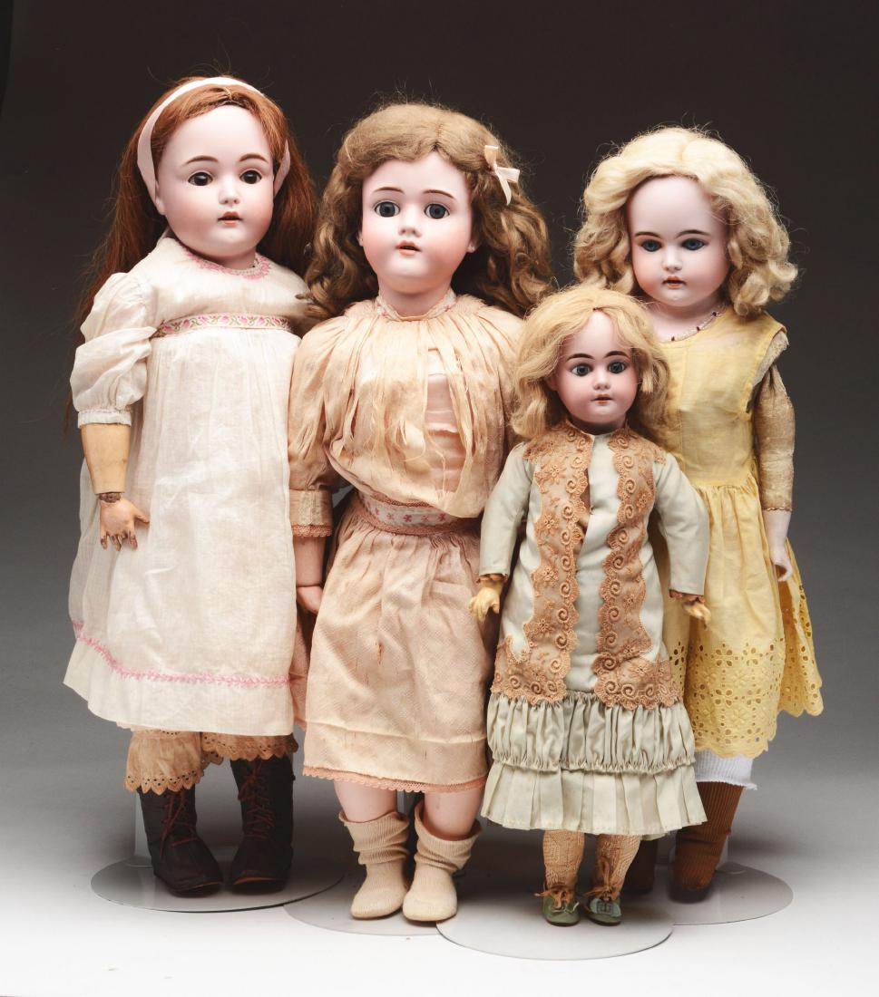 Lot of 4: German Open Mouth Children. (1 of 5)