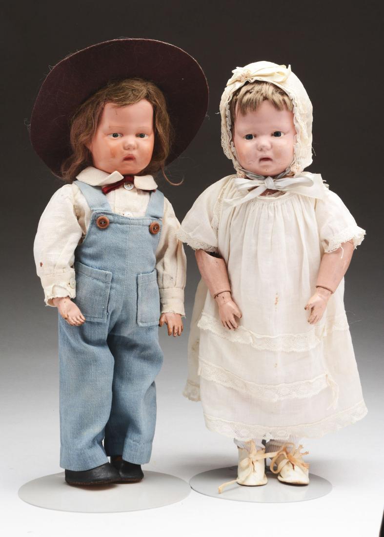 Lot of 2: Schoenhut Dolls. (1 of 3)