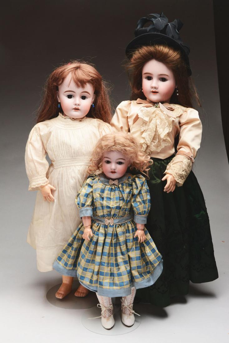 Lot of 3: German Open Mouth Dolls. (1 of 4)