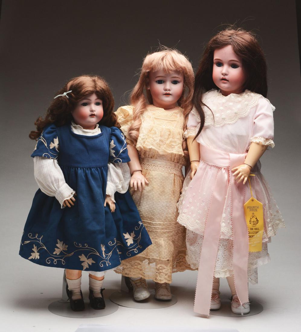 Lot of 3: German Open Mouth Dolls. (1 of 4)