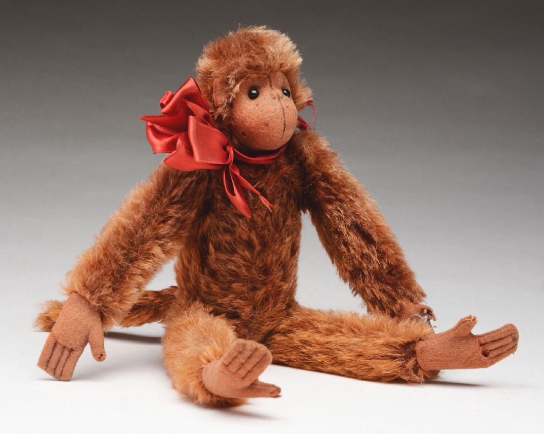 Unusual Jointed Steiff Monkey. (1 of 5)