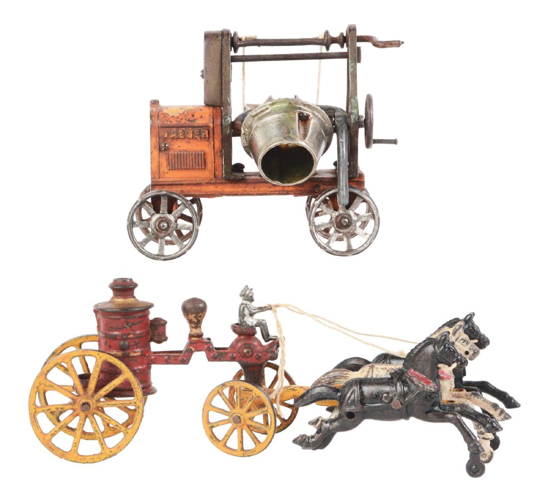 Lot Of 2: Cast Iron Kenton Vehicle Toys. (1 of 2)