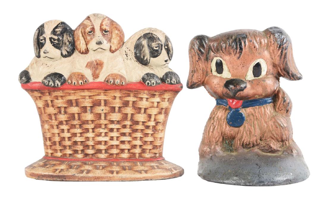Lot of 2: Assorted Dog Doorstops. (1 of 3)