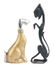 Lot of 2: Cast Iron Art Deco Dog Doorstops.
