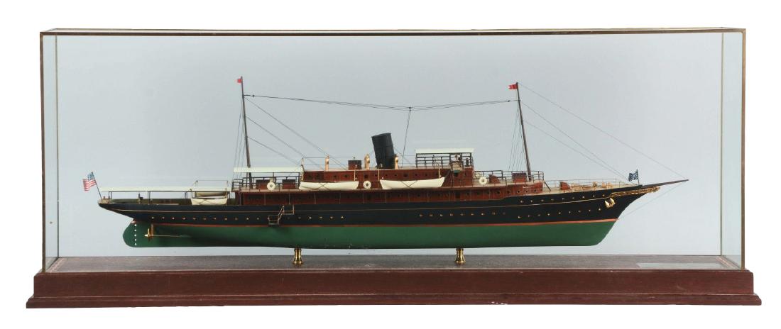 Corsair Steam Yacht Model Ship. (1 of 6)