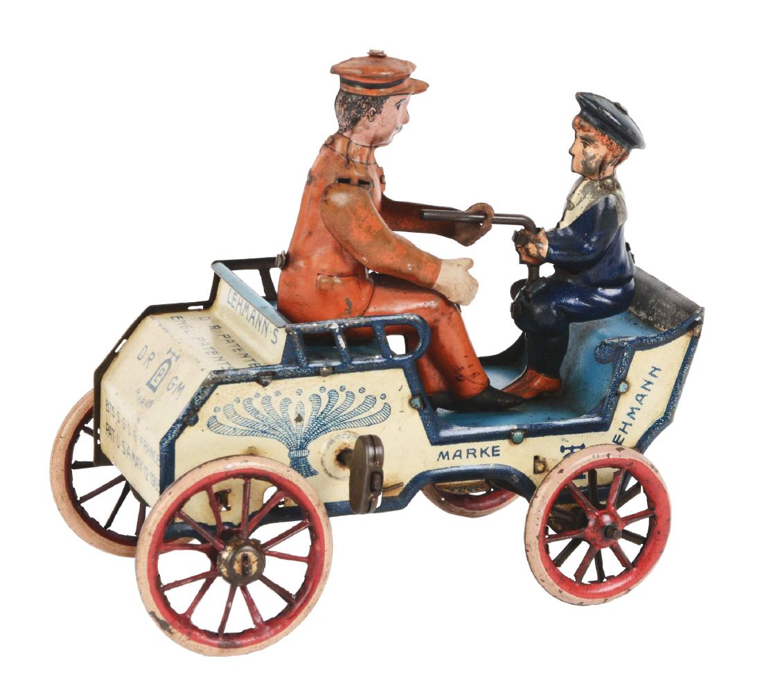 German Lehmann Tin Litho Wind Up Naughty Boy Toy. (1 of 2)