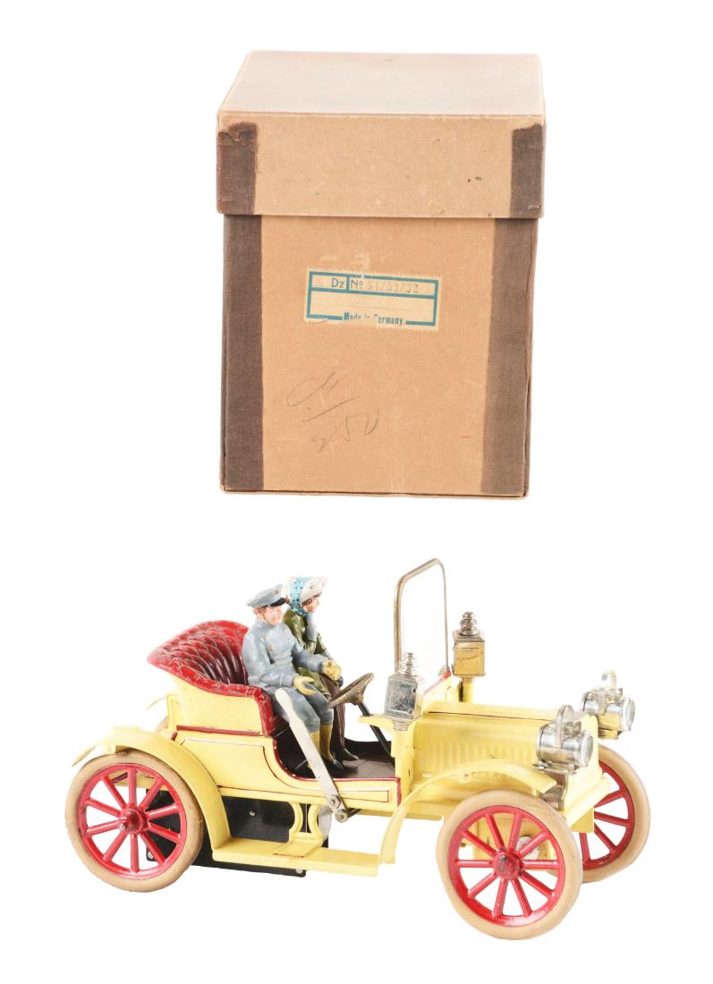 German Carette Hand Painted Auto in Original Box. (1 of 4)