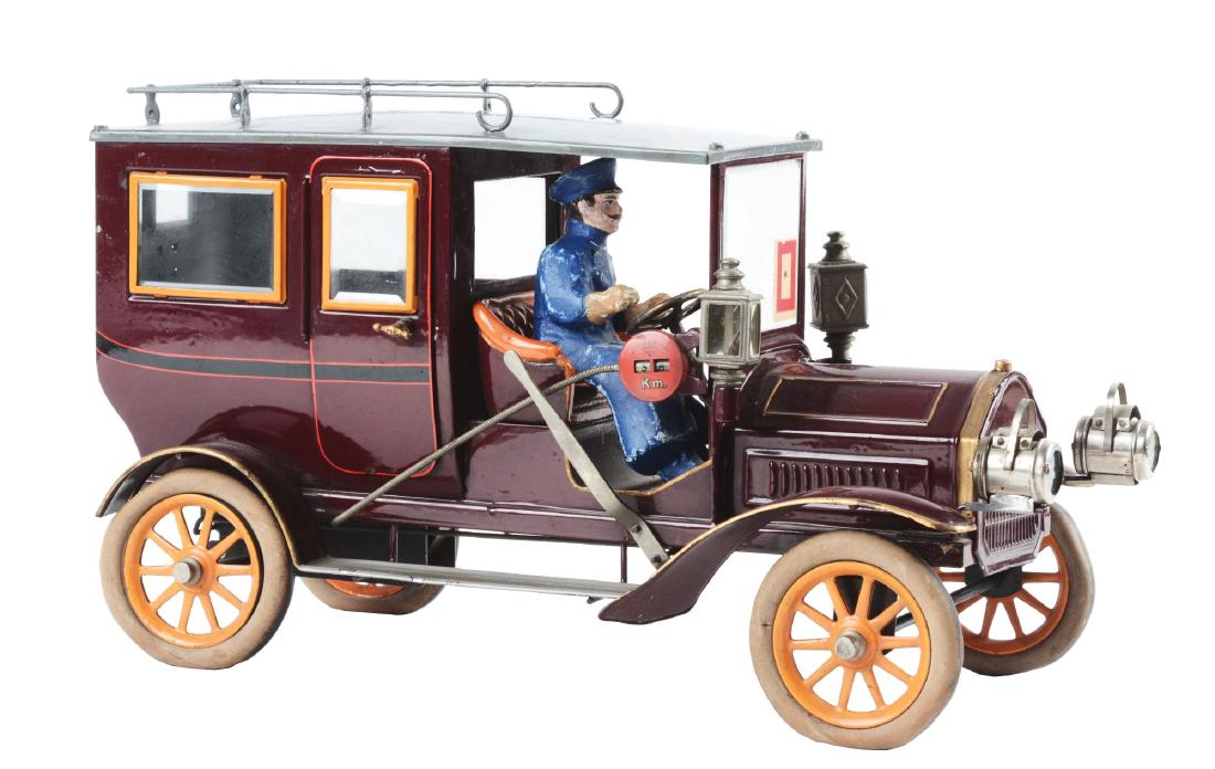 German Bing Hand Painted Taxi. (1 of 4)