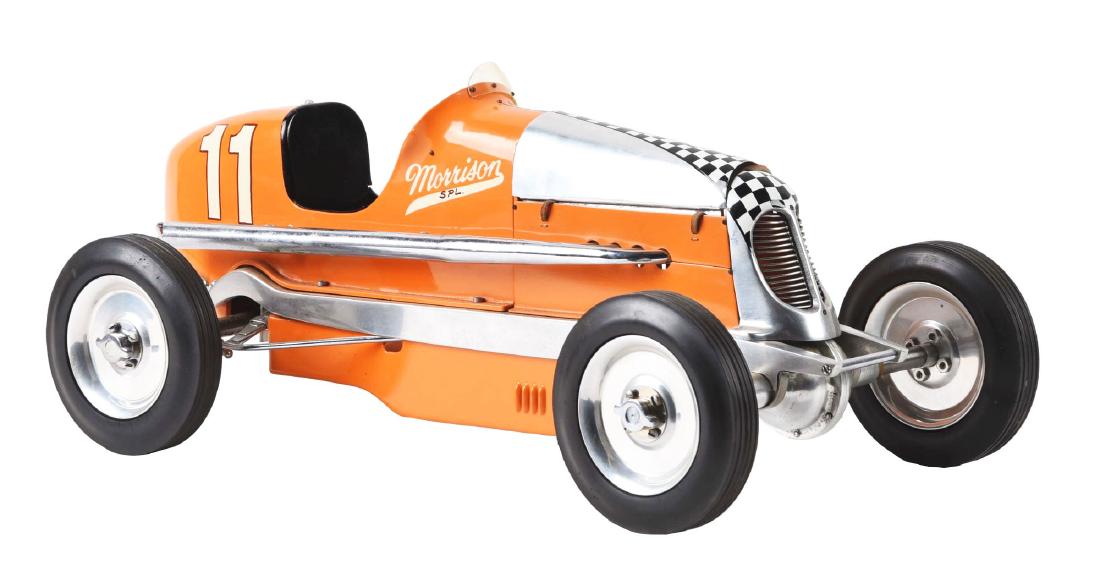 Morrison Spl. #11.: From the Collection of Investment Rarities Inc. A contemporary build of a Morrison Silver Rocket. Bunch engine, front drive, and aluminum construction. Dimensions: 17" x 9". Condition: