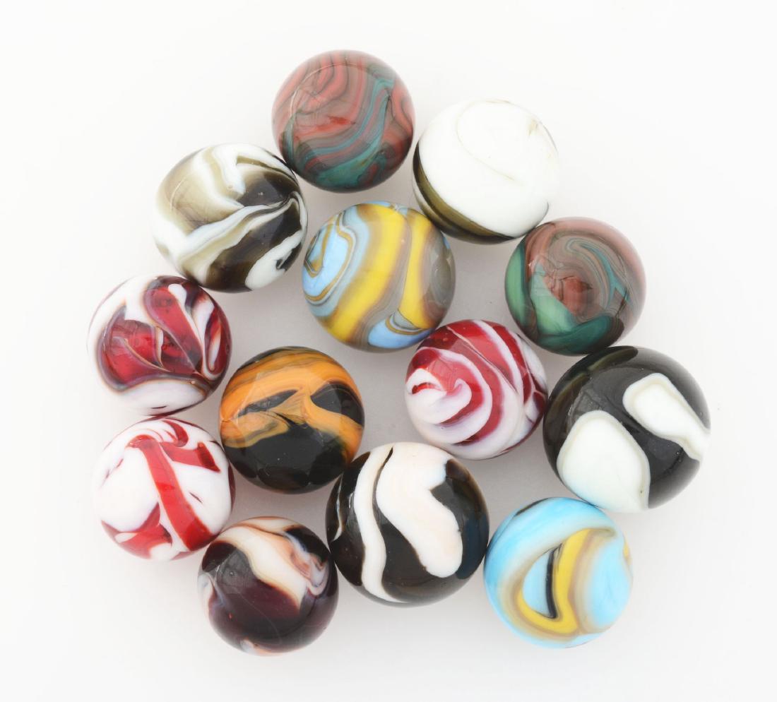 Lot of 13: Christensen Agate Swirls. (1 of 1)