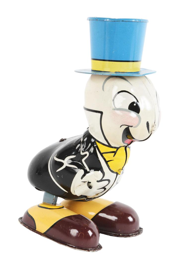Linemar Walt Disney Tin Litho Jiminy Cricket Hopping (1 of 3)
