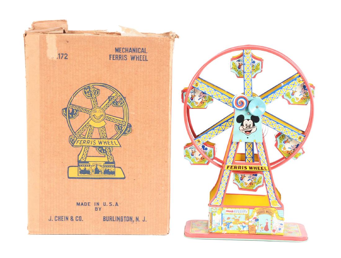 Chein Tin Litho Wind Up Disney Ferris Wheel. (1 of 2)