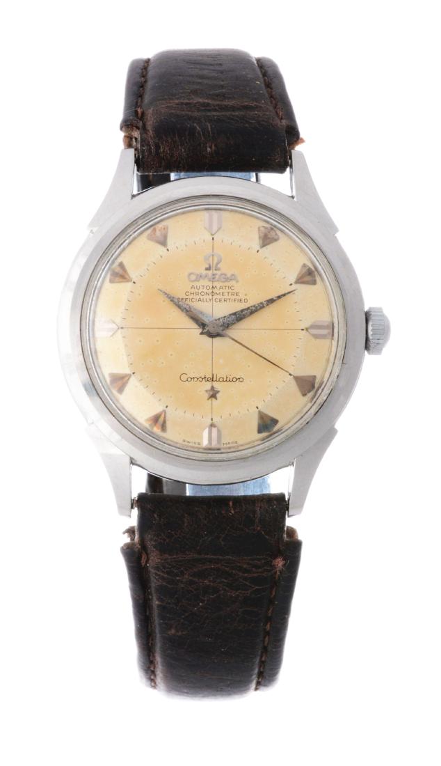 Vintage Omega Stainless Steel Constellation Wristwatch. (1 of 5)
