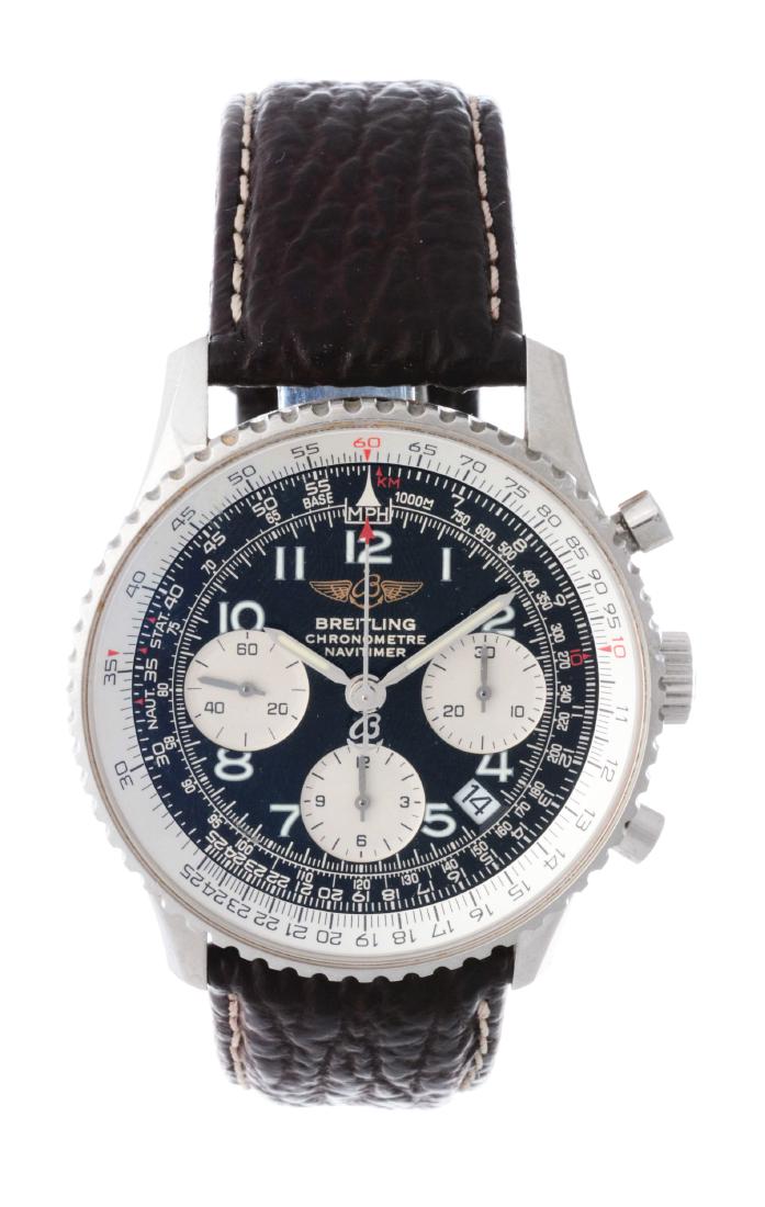 Breitling Stainless Steel Navitimer Wristwatch Model (1 of 8)