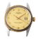 Vintage Rolex Stainless Steel and 14k Date Wristwatch