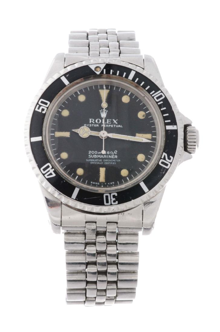 Vintage Rolex Stainless Steel Submariner Wristwatch (1 of 6)