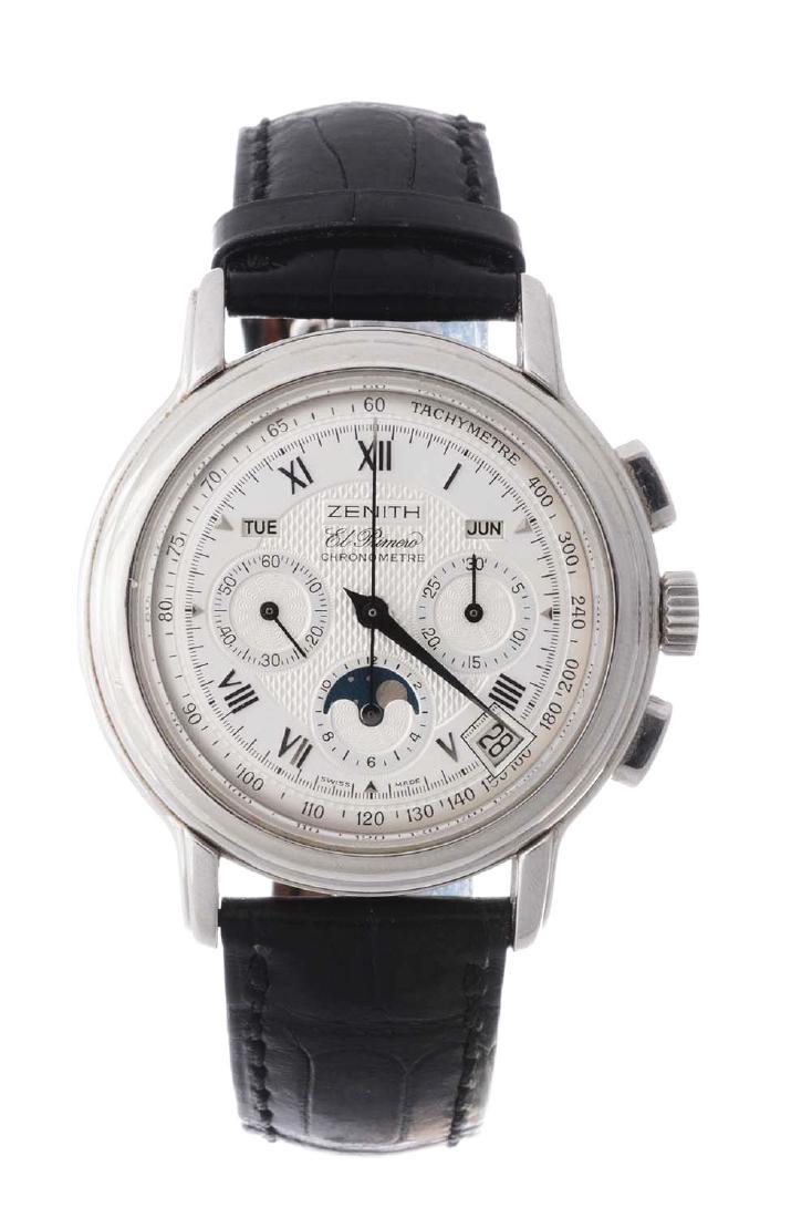 Zenith El Primero Stainless Steel Chronograph Day-Date (1 of 5)