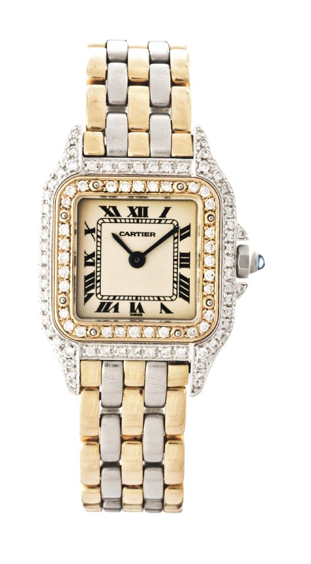 Vintage Cartier 18k Yellow Gold and Stainless Steel (1 of 6)