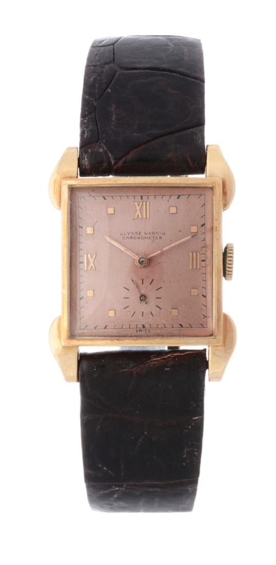 Vintage Ulysse Nardin 14k Yellow Gold Ladies Strap (1 of 5)