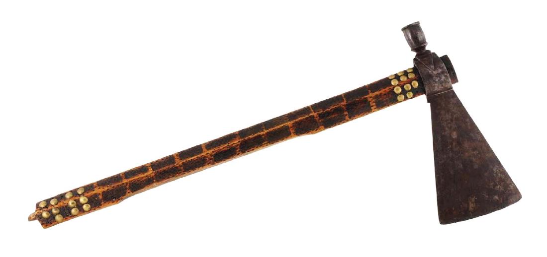 Important Southern Plains Pictorial Pipe Tomahawk. (1 of 8)