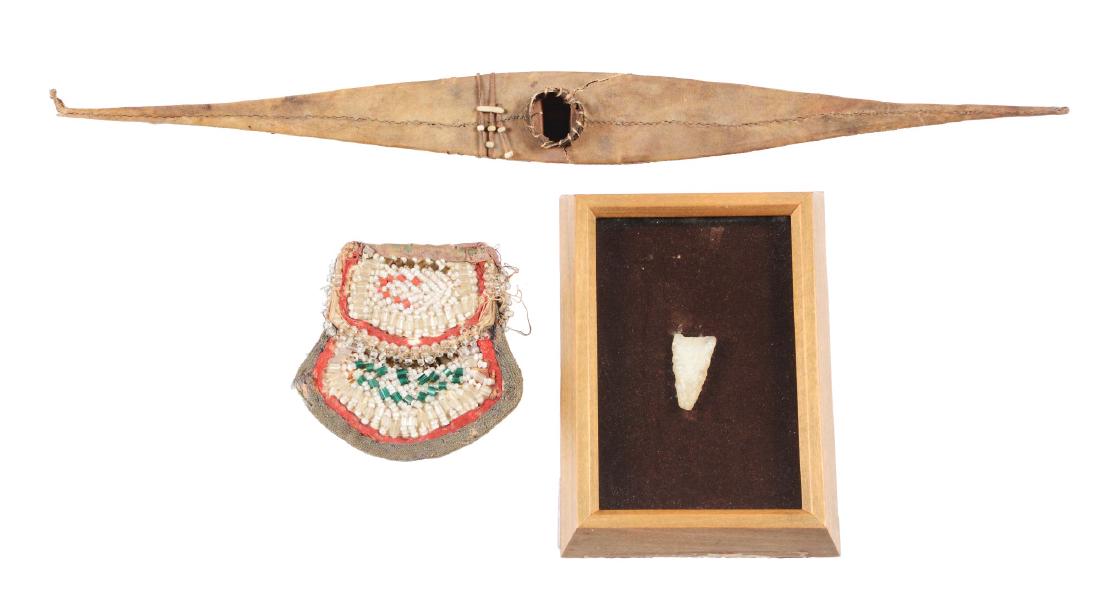 Lot Of 3: Native Items. (1 of 5)