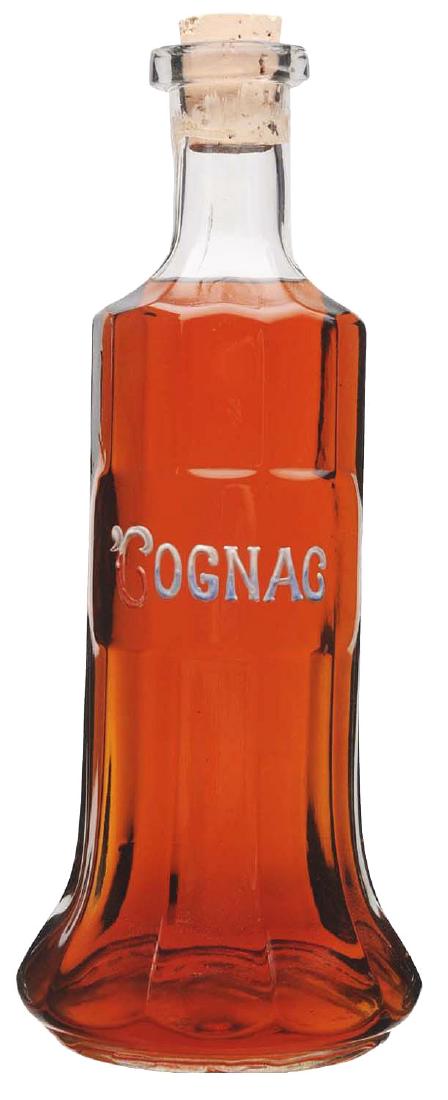 Cognac Enameled Back Bar Bottle. (1 of 1)
