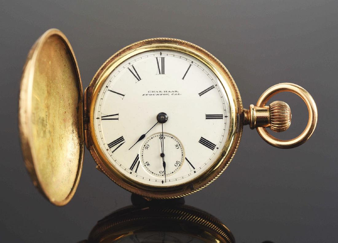 Elgin for Chas. Haas Stockton Cal. Gold Filled H/C (1 of 4)