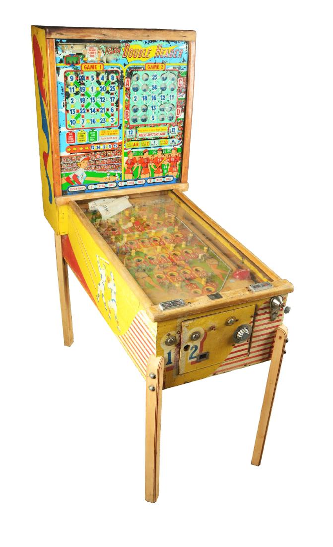 ¢ Bally Double Header Baseball Arcade Game. (1 of 6)