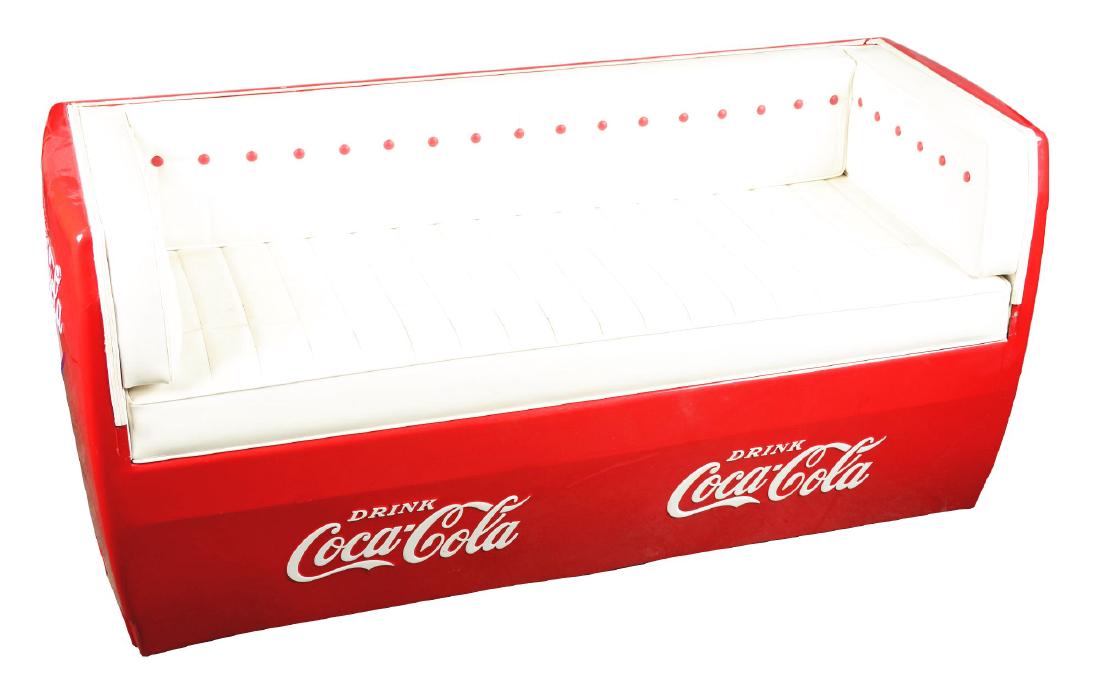 Coca-Cola Cooler Couch. (1 of 5)
