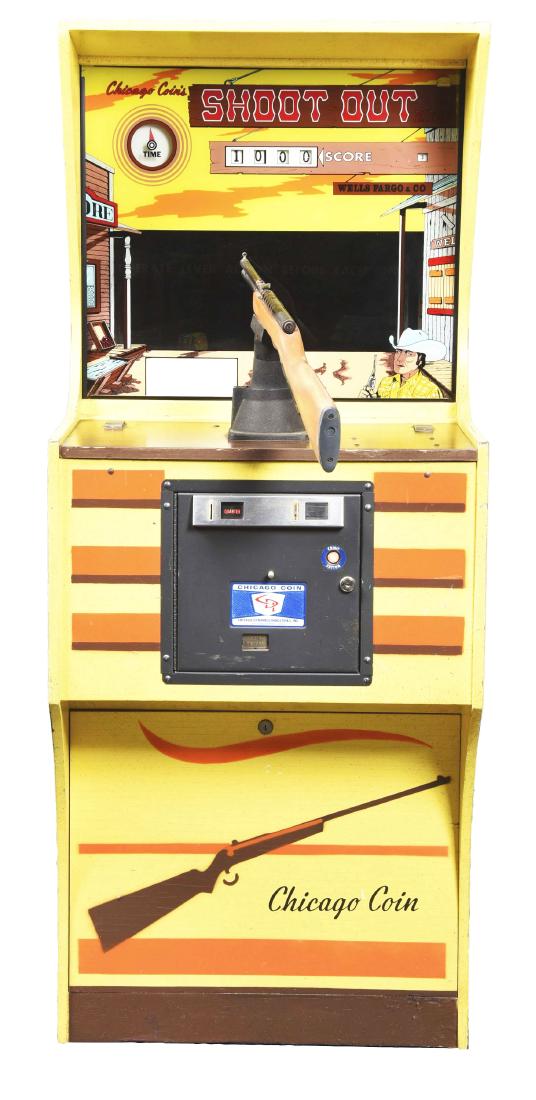 25¢ Chicago Coin's Shoot Out Arcade Game. (1 of 6)