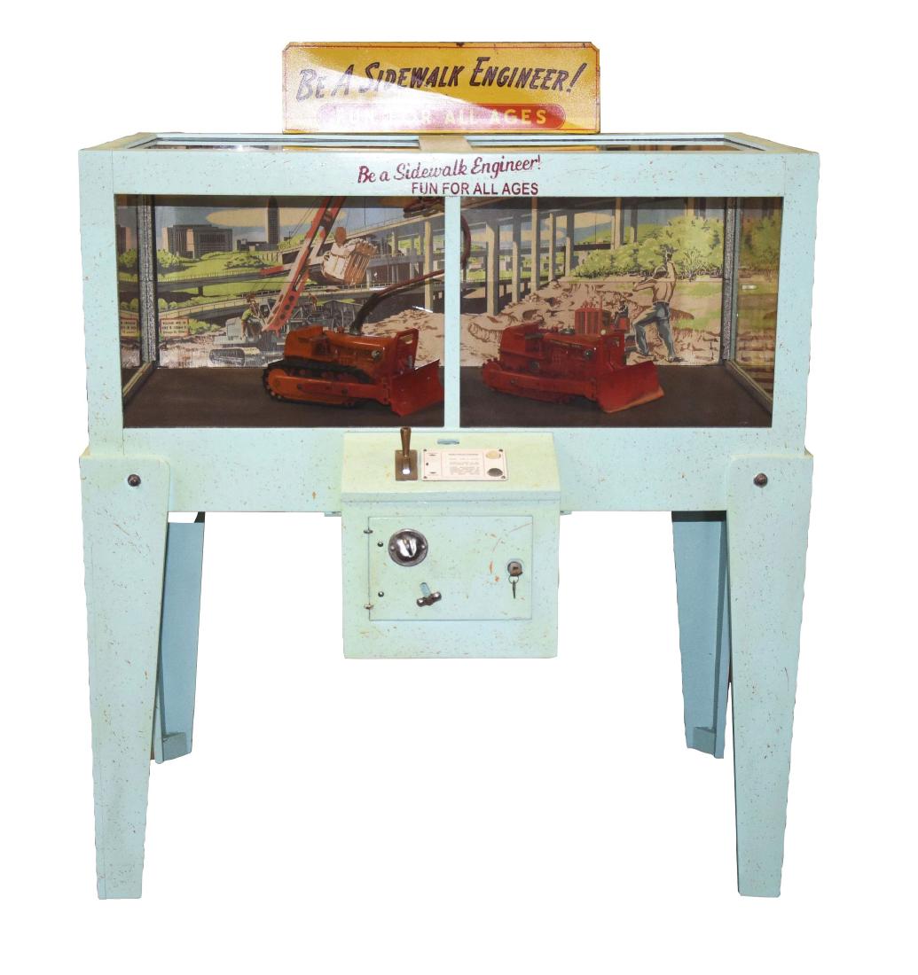 10¢ Williams Sidewalk Engineer Arcade Game. (1 of 7)