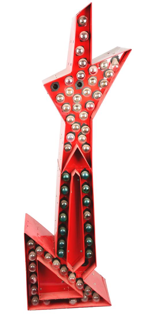 DoubleSided Flashing Arrow Sign.