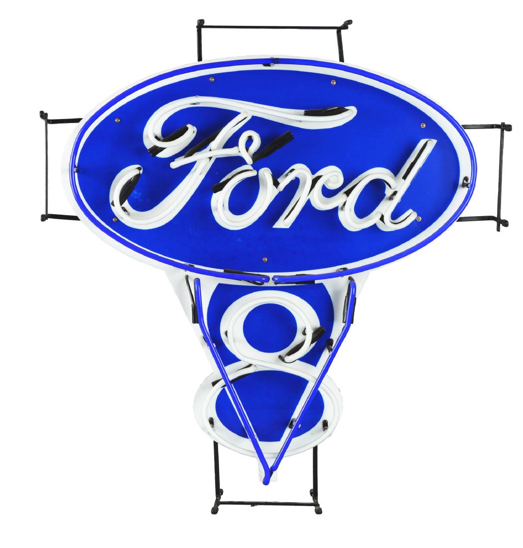 Ford V8 Neon Sign. (1 of 4)